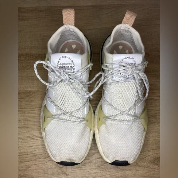 Adidas Arkyn Cloud White Ash Womens Running Shoes Blue Detail Lace Up Mesh - Picture 7 of 7